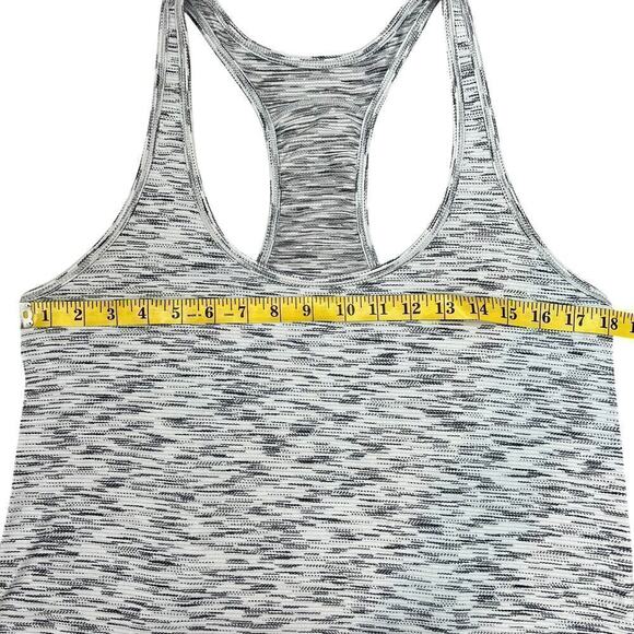 Lululemon Our Sport Athletic Tank Tiger Space Dye Black White Size 12 - Picture 7 of 7